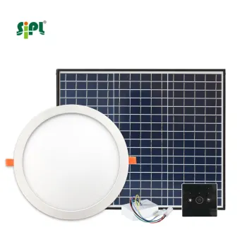 Green Solar Powered LED Skylight with Radar Sensor for Indoor Use