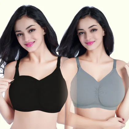 Comfortable Stretchy Soft Wire-Free Maternity Bra for Breastfeeding