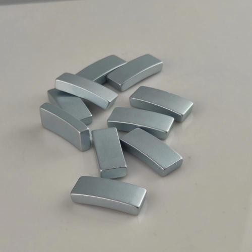 Neodymium Arc Magnet Galvanized R96xr90x13x33Degree rare earth neodymium Arc magnet galvanized Manufactory