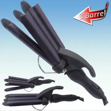 Small Hair Curling Curler - Travel Size 3 Waver Curling Irons
