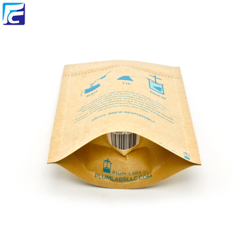 Impreso Brown Kraft Paper Stand Up Pouches Wholesale