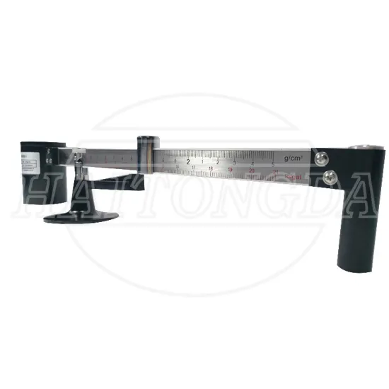 Haitongda API Standard: YM Stable Measurement Data Field Instruments - Mud Balance for Measuring Fluid Density with Plastic Cup