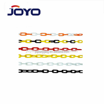 Chine Fabricant coloré Colore Traffor Barrière Plastique chaînes 3 mm 6 mm 8 mm