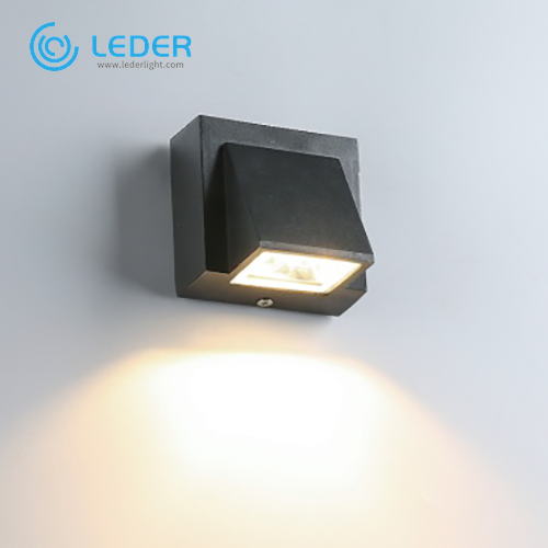 Logo Leder 3W Aluminium schwarz im Freien in Wandleuchten PNG Logo Leder 3w Aluminum Black Outdoor In Wall Lights Png