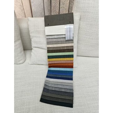 Tela de sofá de lino para tapicería de lujo