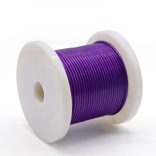 Durable PE Coated Wire Rope for Industrial Use