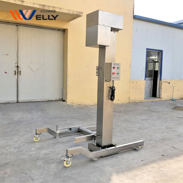 Mini Hydraulic Bucket Hoist and Tipper for Meat Lift in Processing Line