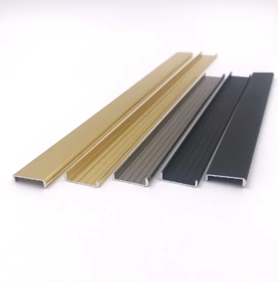 Aluminum U Shape 16.3mm Decorative Edging Tile Trim