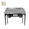 Grill top piatto da 3 bruciatore all&#39;aperto per giardino