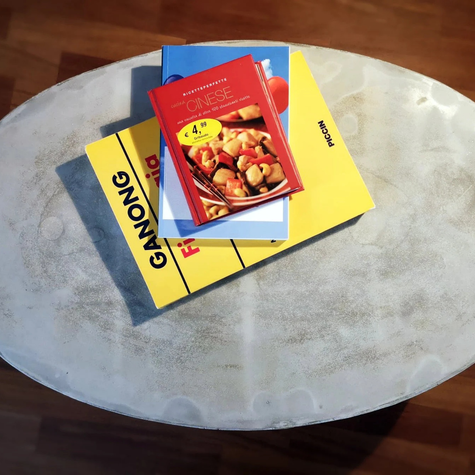 Casual Light luxury Minimalist Concrete Coffee Table