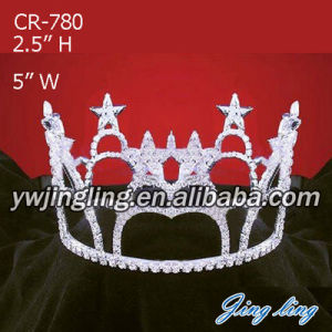 Star Rhinestone Full Round Crowns