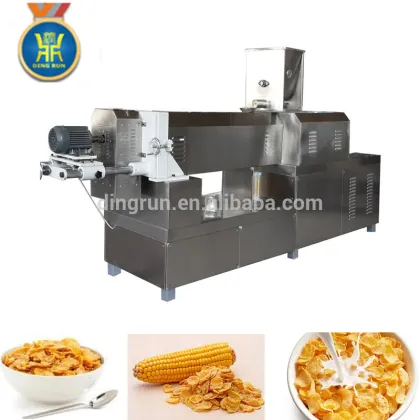 Nestle products roasted corn flakes processing line machine