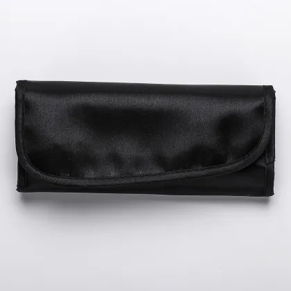 12 brown head makeup brush with cloth bag