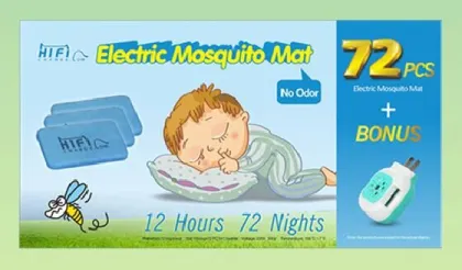 Electric Mosquito Mats Anti Mosquito Bug Insect Killer + Repellent Incense Heater