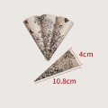 Rice yellow ice cream cone paper sleeve
