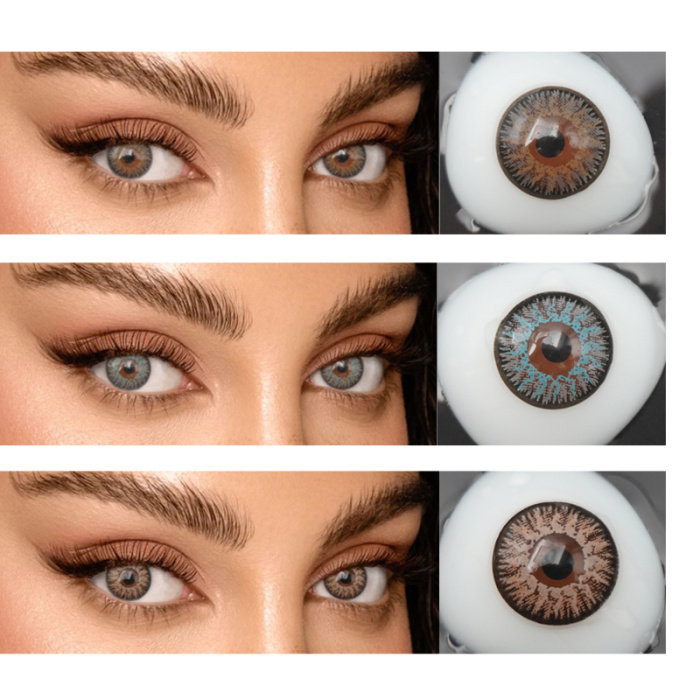 Fresh Art contact lenses exaggerated no power