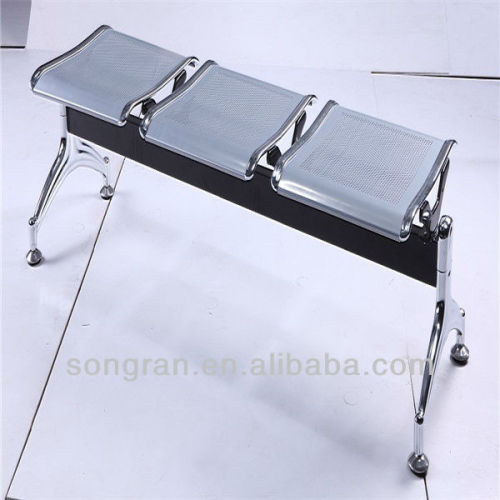 Stainless steel commercial waiting room bench seat with low price SR027