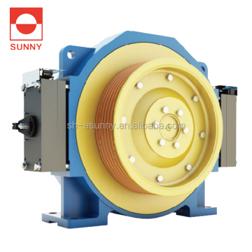 Gearless Traction Machine for Machine Roomless Elevators (380V/220V, 630-1150kg)