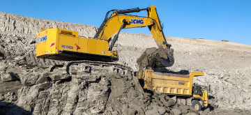 Prestasi cemerlang XCMG XE950DA Mining Excavator Ada dalam stok