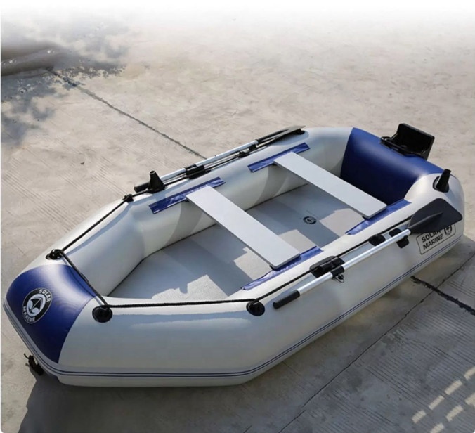 Durable 2+1 Person Inflatable Fishing Rubber Boat