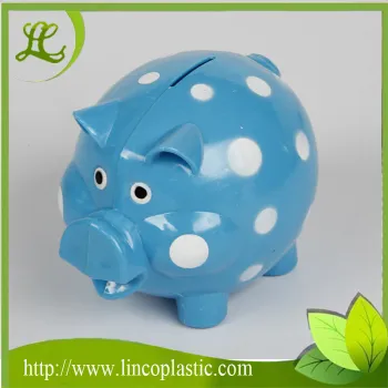 Cute Model Plastic Piggy Bank Money Box