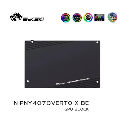 Bykski N-PNY4070VERTO-X 4070 Water Cooler for PNY RTX4070 GPU