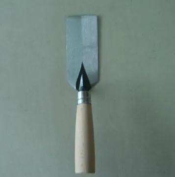 Brick trowel hand tools with wooden handle