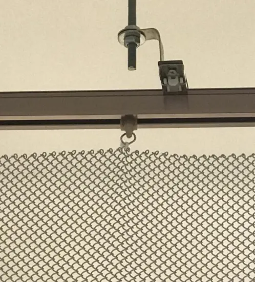 New design aluminum metal mesh drapery