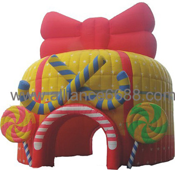 candy castle inflatable tent