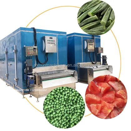 Moxin Sweet Corn Liquid Nitrogen Freezing Tunnel