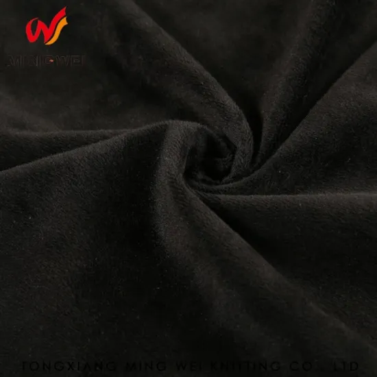 Soft enough anti-static velour fabric for baby blankets