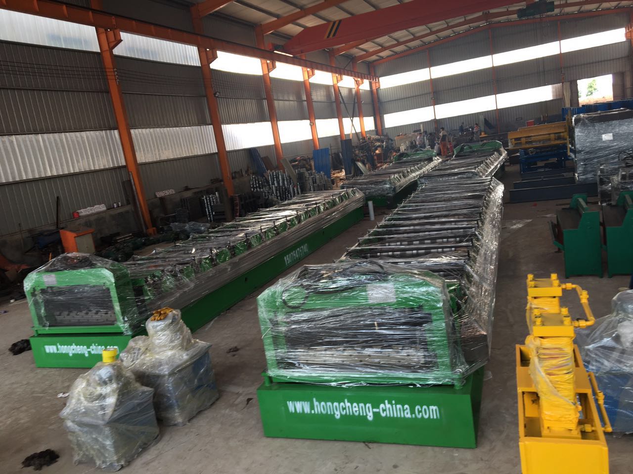 deck floor tile molding machine