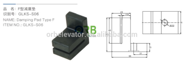 Elevator cabin absorber type F