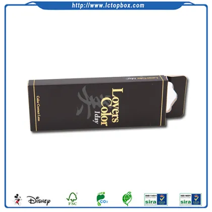 Luxury contact lens hanger box