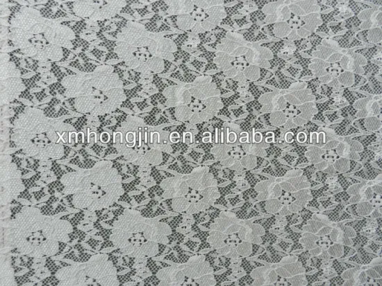 Nylon Spandex Jacquard Lace Fabric