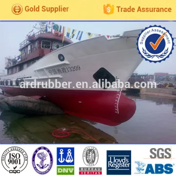 For shipyard high tensile strength inflatable rubber airbag