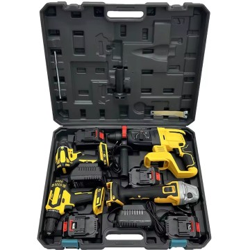 Hierkin 20V Cordless Drill Combo Power Tools Kit: The Ultimate DIY Tool Set with Rechargeable Batteries