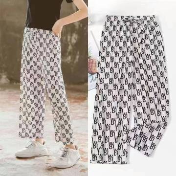 Children's Ice Silk Wide Leg Pants - Comfortable and Cool Summer Wear