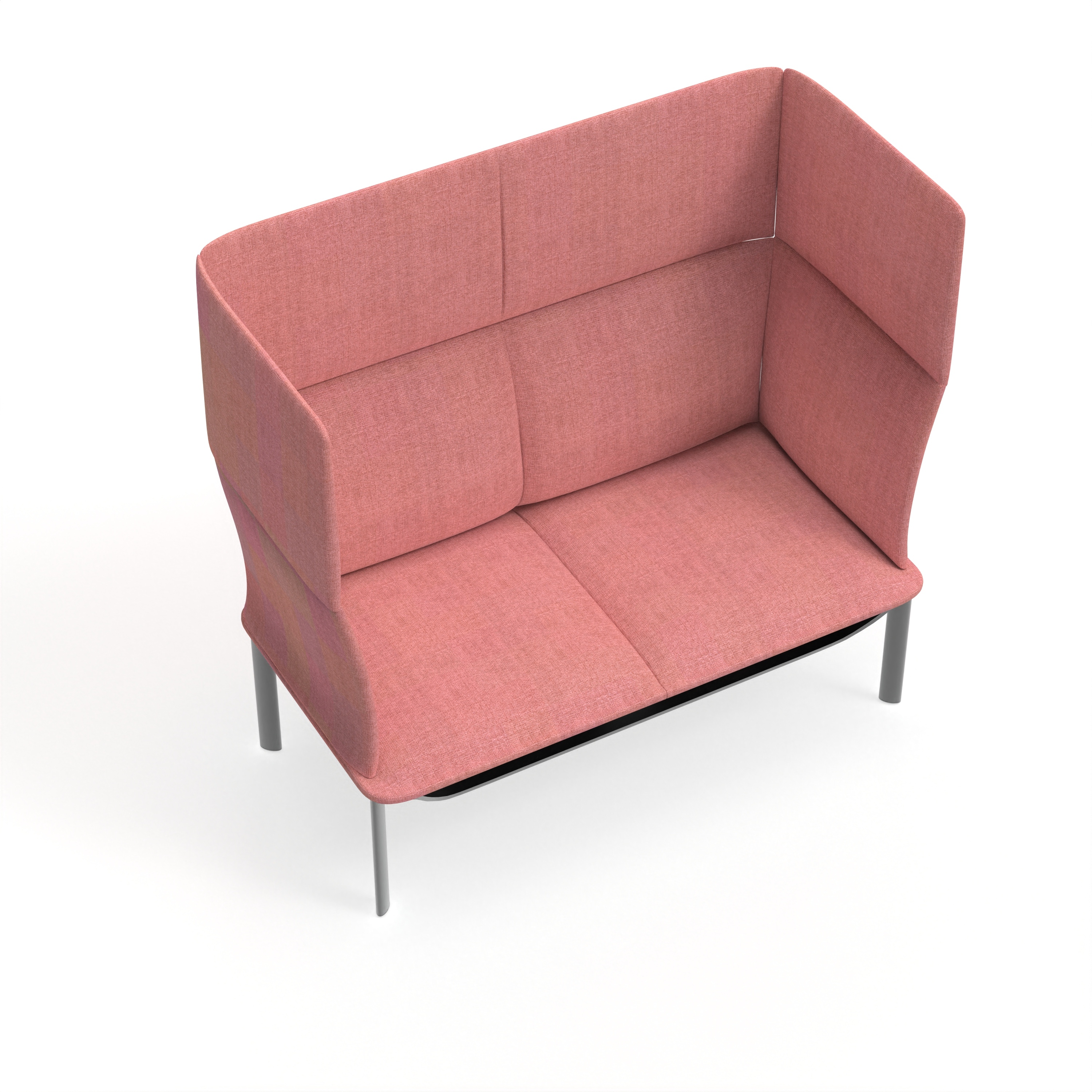 Two Seater High Back Sofa