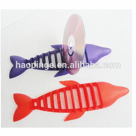 Dolphin shape plastic CD DVD display shelf/CD DVD display rack/ CD DVD display stand