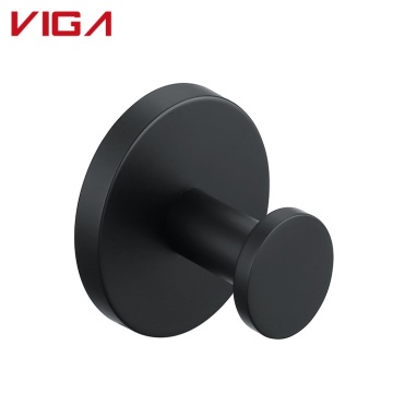 Hot Sale SS304 Stainless Steel Black Robe Hook