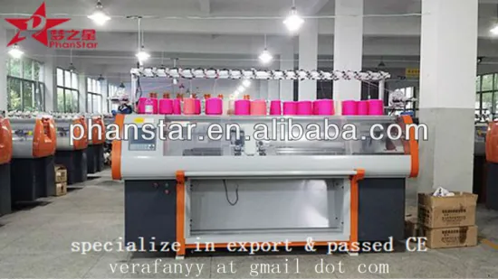 three system computerized sweatert knitting machine