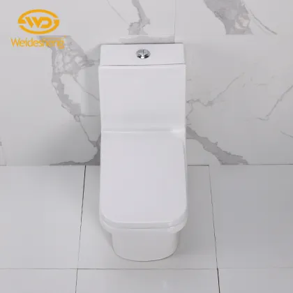 P Trap Washdown S P Trap One Piece Toilet with European Ceramic Seat, 180mm