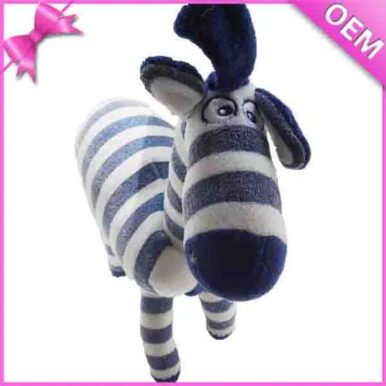 White and Black Strips Animal Stuffed Toys, Stuffed Plush Toy, Plush Zebra Toy