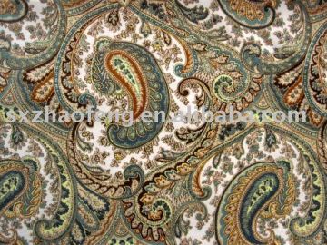 printed velvet cotton fabric