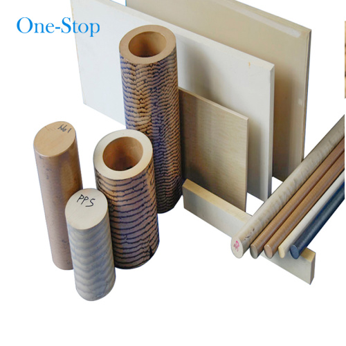 Plastic PPS Sheet High Performance Plastic Board 30% Fiber Pps Rod Factory