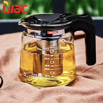 1500ml loose leaf Heat Resistant glass kettle teapot