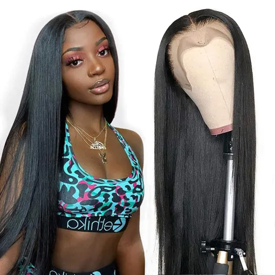 Factory Price 180% Full Thick Dropshipping Wholesale Transparent Pre Pluck Braided HD Lace Front Cambodian Wig Human Hair