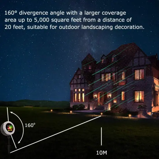 Laser Christmas projector  light OUTDOOR