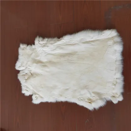 Genuine rabbit fur Craft Grade Rabbit Pelt White